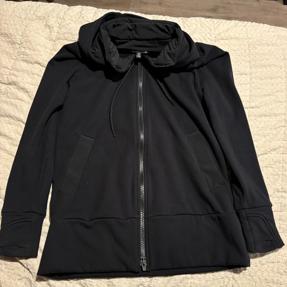 Athleta black zip up